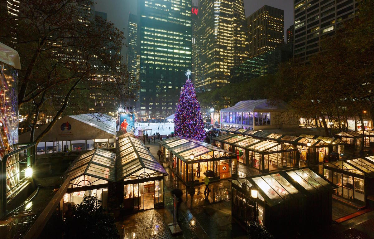 Bryant park holiday market